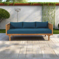 Alora 3-Seater Acacia Wood Daybed Sofa With Water-Resistant Cushions (SAK65773)