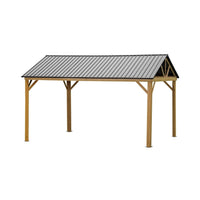[12X14FT] Alora Hardtop All-Weather Outdoor Gazebo With Galvanized Steel Roof