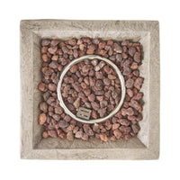 Alora 19-Inch Outdoor 40K BTU Natural Stone Fire Column