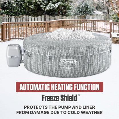 Coleman Sicily Energy-Efficient Airjet Inflatable Hot Tub 5-7 Person with App-Control