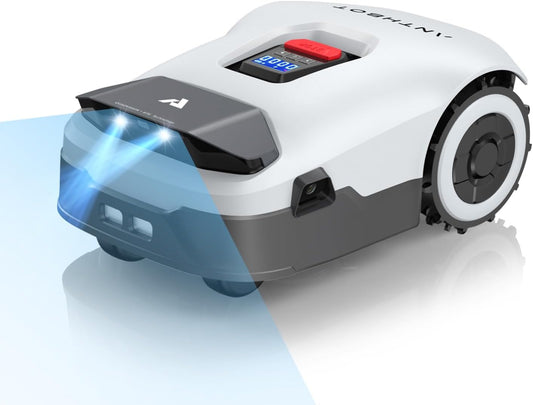 Robot Lawn Mower Full Band Rtk+4-Eye Vision Robotic Lawnmower, Automatic Mapping, 20 Multi-Zone Management, Accurate Obstacle Avoidance, Intelligent Path Planning- No Wire Mower, 0.22 Acre