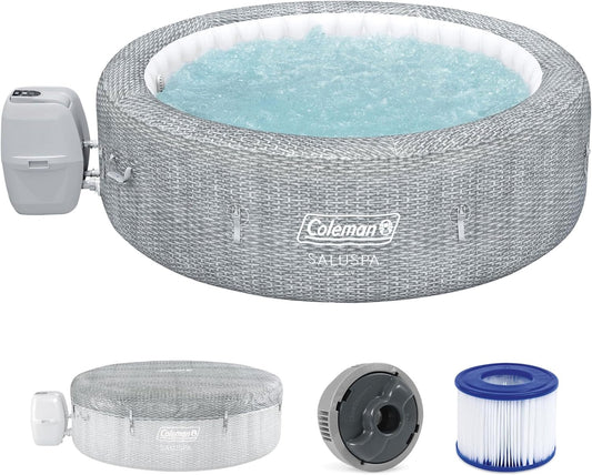 Coleman Sicily Energy-Efficient Airjet Inflatable Hot Tub 5-7 Person with App-Control