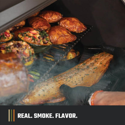Tahoma 900 Auto-Feed Charcoal Smoker and Grill W/Wi-Fi with 900 Sq. In. Cooking Area in Black