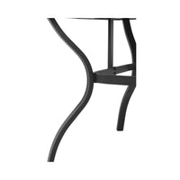 Alora 5-Piece Outdoor Dining Set With 4 Heavy-Duty Chairs And Square Table With Umbrella Hole [UMBRELLA NOT INCLUDED]