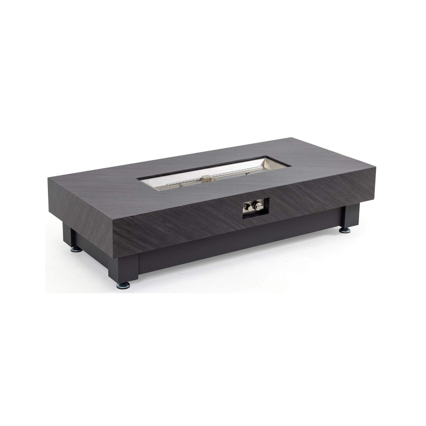 Alora Premium 60-Inch Rectangular Outdoor Modern Propane Fire Pit Table With Rain Cover (SAK91273)