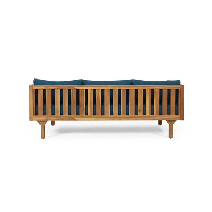 Alora 3-Seater Acacia Wood Daybed Sofa With Water-Resistant Cushions (SAK65773)