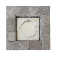 Alora 30-Inch Modern Outdoor 40K BTU Steel Frame Propane Fire Table With Lava Rocks