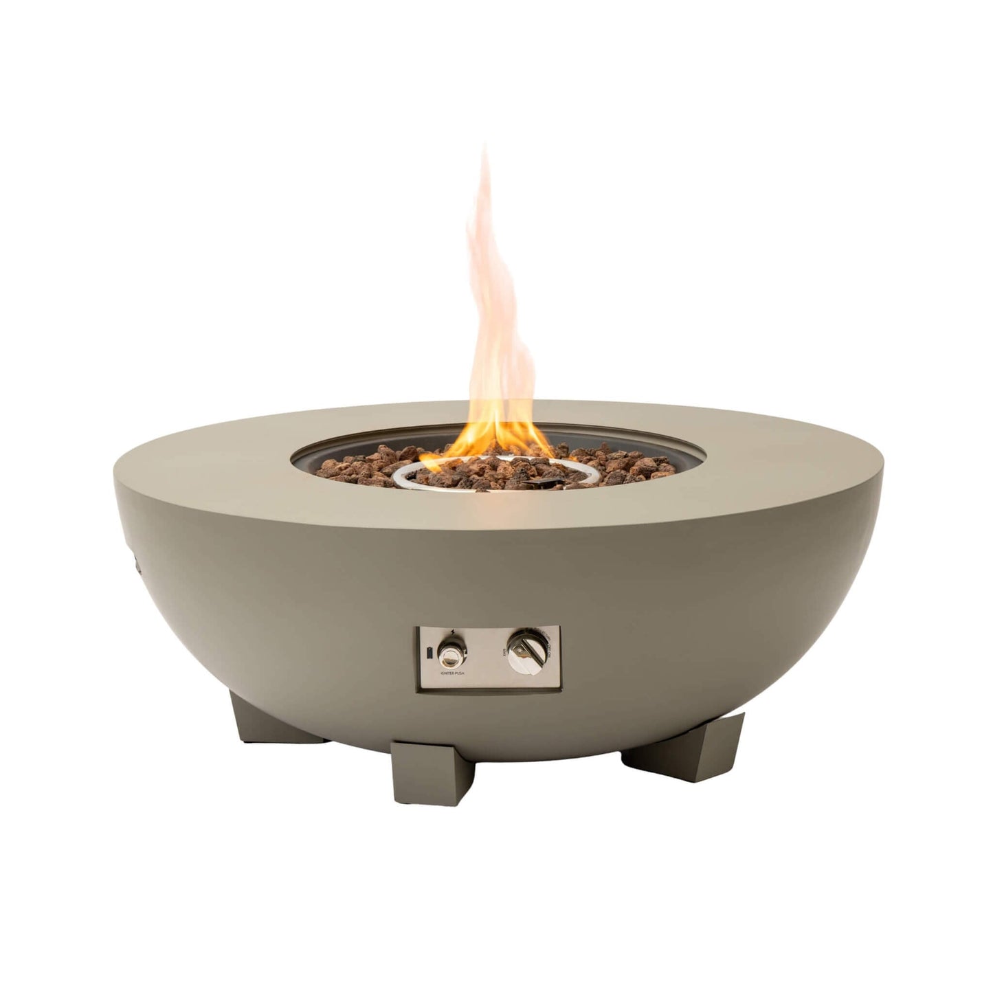 Alora Premium 36-Inch Round Outdoor Iron Patio Fire Pit Table With Metal Cover (SAK71954)