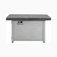 Alora Premium 50K BTU Rectangle Outdoor Aluminum Fire Pit Table