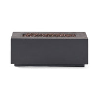 Alora Premium Outdoor Contemporary 40K BTU Rectangular Propane Gas Fire Pit Table
