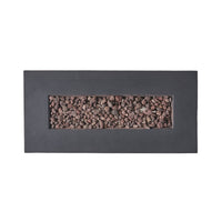 Alora Premium Outdoor Contemporary 40K BTU Rectangular Propane Gas Fire Pit Table