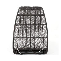 Alora Large 2-Person Abigal Outdoor Wicker Daybed With Aluminum Frame And Cushions
