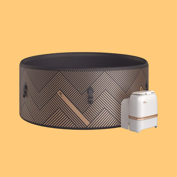 MSpa Mono Frame Series Luxury 6-Person Inflatable Round Hot Tub With WIFI Control