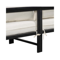 Alora Outdoor 3-Person L-Shaped Patio Sofa With Iron Frame And Thick Cushions [No Coffee Table]