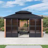 Alora Prestige Premium Hardtop Double Top Outdoor Patio Solarium Sunroom