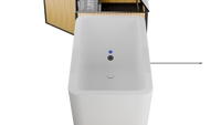 RevX Acrylic X Tub Cold Plunge + LUX High Performance Chiller and Filtration System